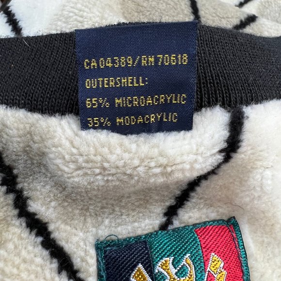 Vintage Preppy Argyle Oversized Teddy Sweater Vest Dark Light Academia Aesthetic - Picture 7 of 13